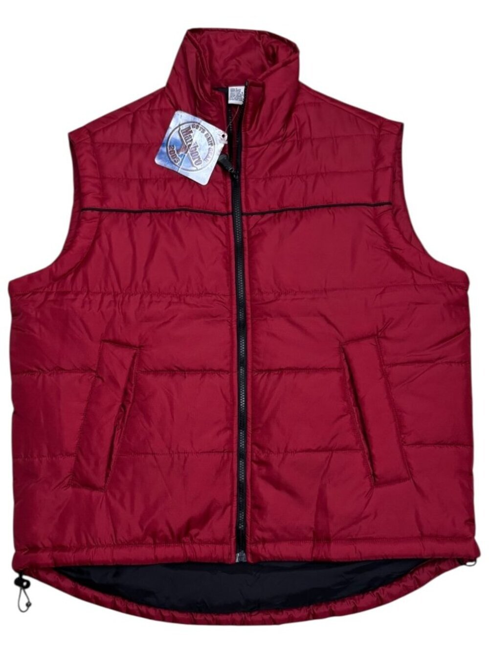 MARLBORO NWT Vest Cigarettes Vintage Red Winter Puffer Parka Mens Small